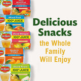 DEL MONTE FRUIT CUP Snacks, Family Pack, No Sugar Added, 12-Pack, 4 oz