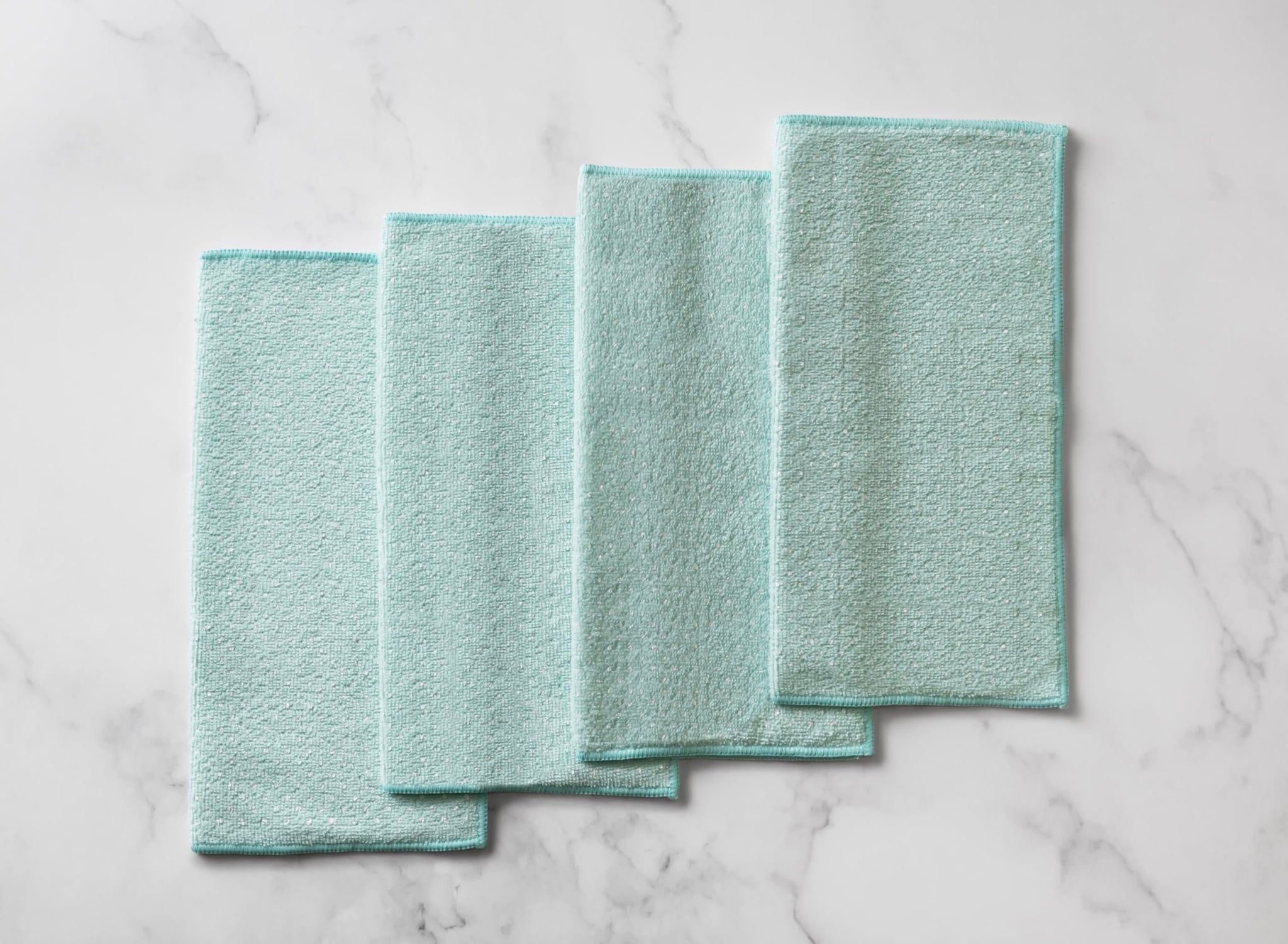 Martha Stewart Microfiber Scrub Kitchen Cloths, Polka Dot, 12 Count