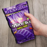 Mike and Ike Bulk Thrill Ride Mix, Assorted Chewy Fruit Candies, Resealable Bags, 10 Ounces, Pack of 2
