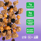Absurd Snacks Chickpea & Granola Crunch Mix, Nut-Free, Gluten-Free, Plant-Based Snack, Good Source of Protein & Fiber 5 Ounce (Pack of 2), Rosemary