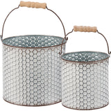 Primitives by Kathy Honeycomb Decorative Bucket Set