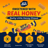 Bit O Honey Candy - Individually Wrapped Honey Taffy with Roasted Almond Bits, Gluten-Free, Classic Bite-Sized Treats, Sweet and Chewy Taffy Candy