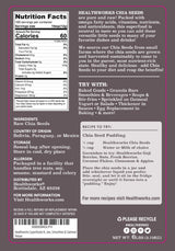 Healthworks Superfoods Raw Chia Seeds - 96 Oz / 6 Lbs - Premium & All-Natural - Contains Omega 3, Fiber & Protein - Great with Shakes, Smoothies