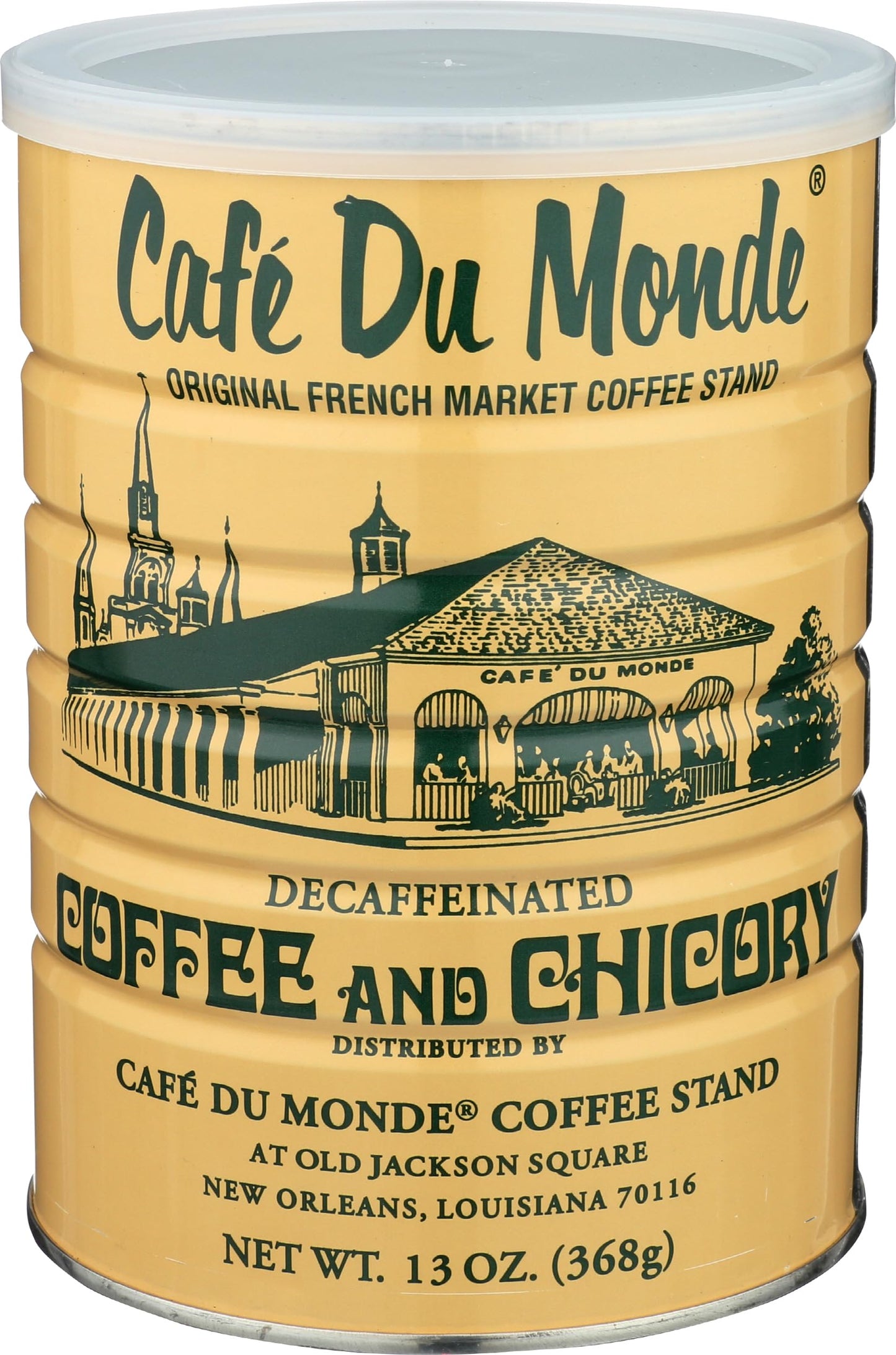 Cafe Du Monde Coffee and Chicory Decaffeinated, 13 Ounce