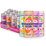 wildwonder Sparkling Probiotic Drink 12pk, For Gut Health & Immune Support, Classic Variety Pack, 5g Prebiotic Fiber, Live Probiotics, Organic, Vegan
