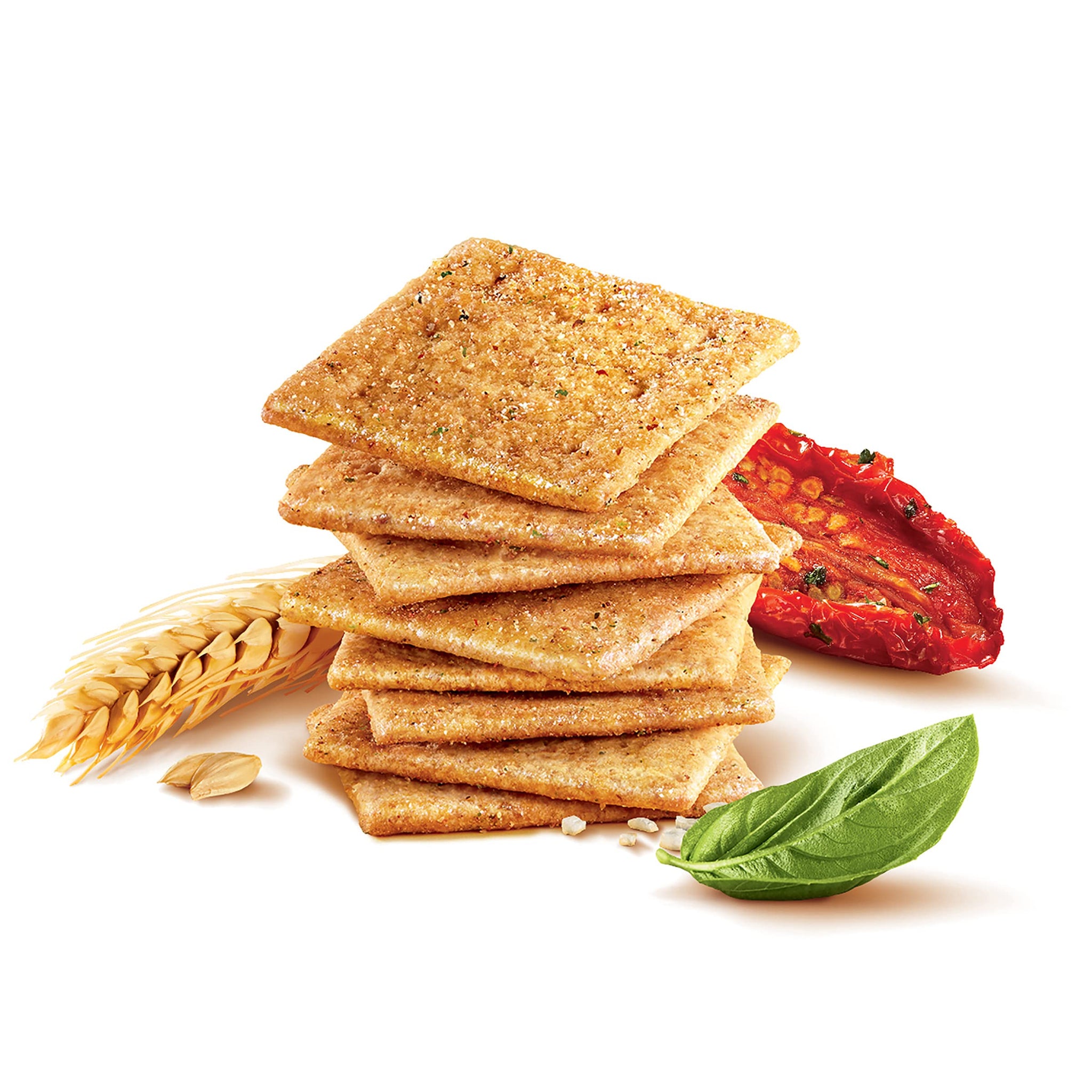 Wheat Thins Sundried Tomato & Basil Snacks, Whole Grain Wheat Crackers, Snack Crackers, 8.5 oz