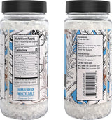Soeos Sea Salt, Coarse Grain, 20 Oz (1.25 Pound), Non-GMO, Nature Himalayan White Salt, Rock Salt for Grinder Refill (Pack of 1)