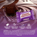 Roshen Johnny Krocker Dark Cocoa Wafers - 2.2 lb (1kg) Bulk Pack of Individually Wrapped Extra Crunchy Cocoa Wafers with Soft Milky White Cream