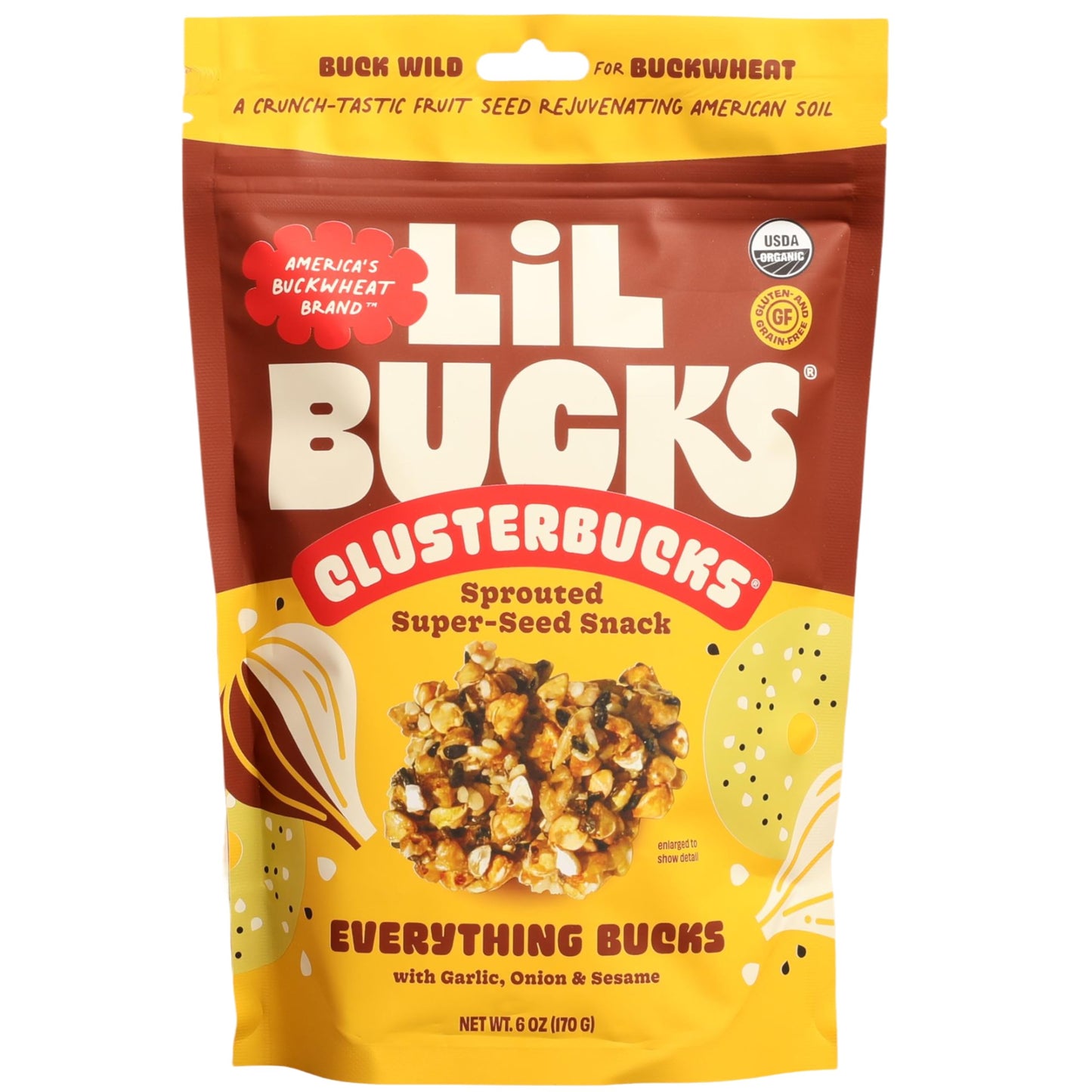 Lil Bucks Organic Everything Clusterbucks, 6 OZ