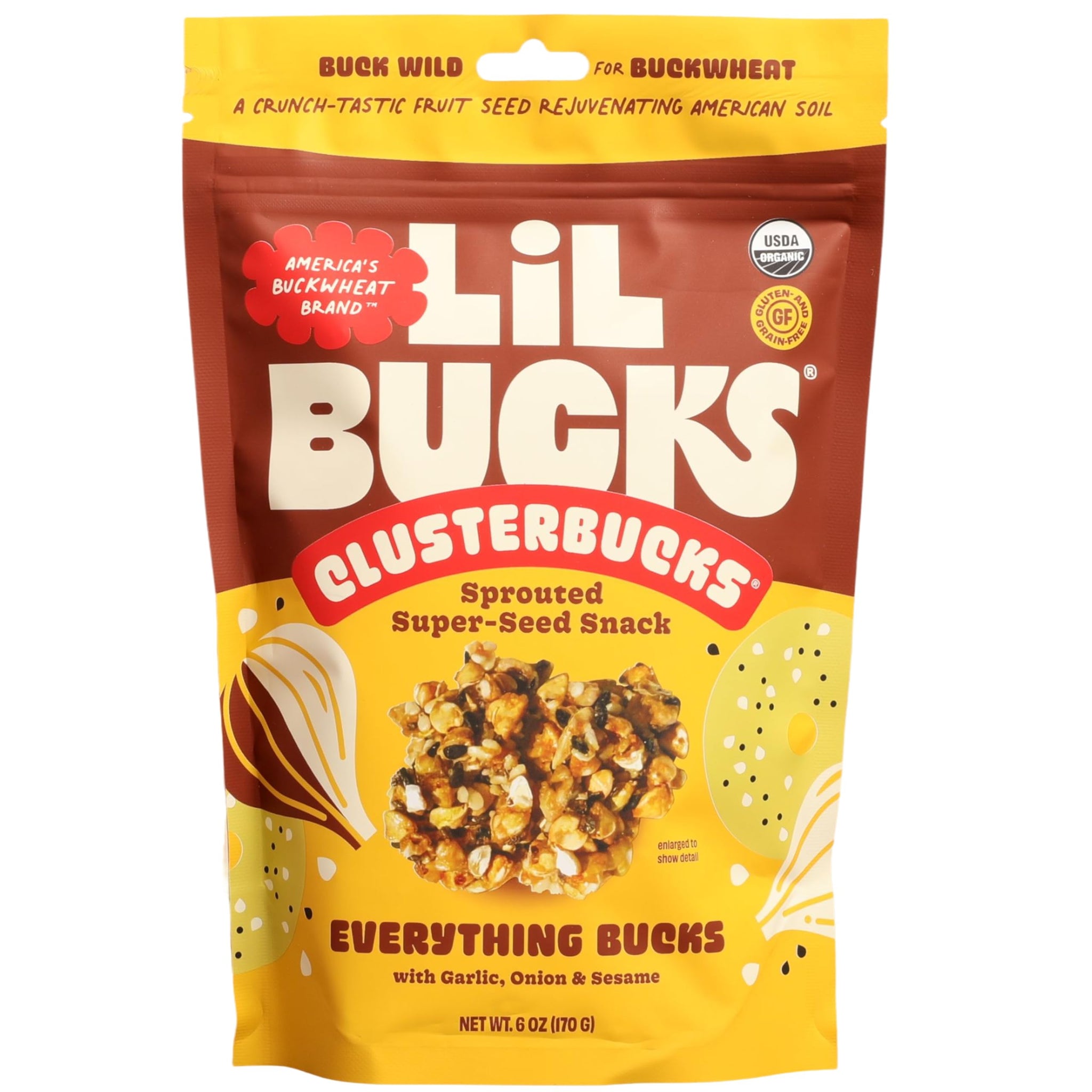 Lil Bucks Organic Everything Clusterbucks, 6 OZ