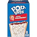 Pop-Tarts Toaster Pastries, Breakfast Foods, Kids Snacks, Frosted Strawberry (8 Pop-Tarts)
