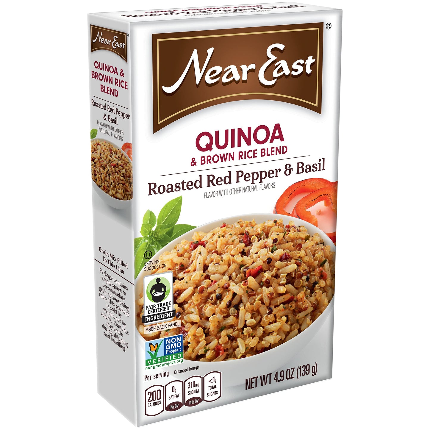Near East Quinoa Blend, Roasted Red Pepper and Basil, 4.9 oz