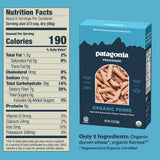 Patagonia Provisions Organic Penne Pasta | Regenerative Organic Certified® | Non-GMO | High Fiber & 8g of Protein | (1 Pack)