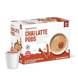 Amazon Brand - Happy Belly Tea Pods Compatible with 2.0 K-Cup Brewers, Chai Latte, 24 Count (Previously Solimo)