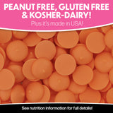 Sweet Shoppe Sunset Orange Melting Wafers, (Sunset Orange, 5 pounds)