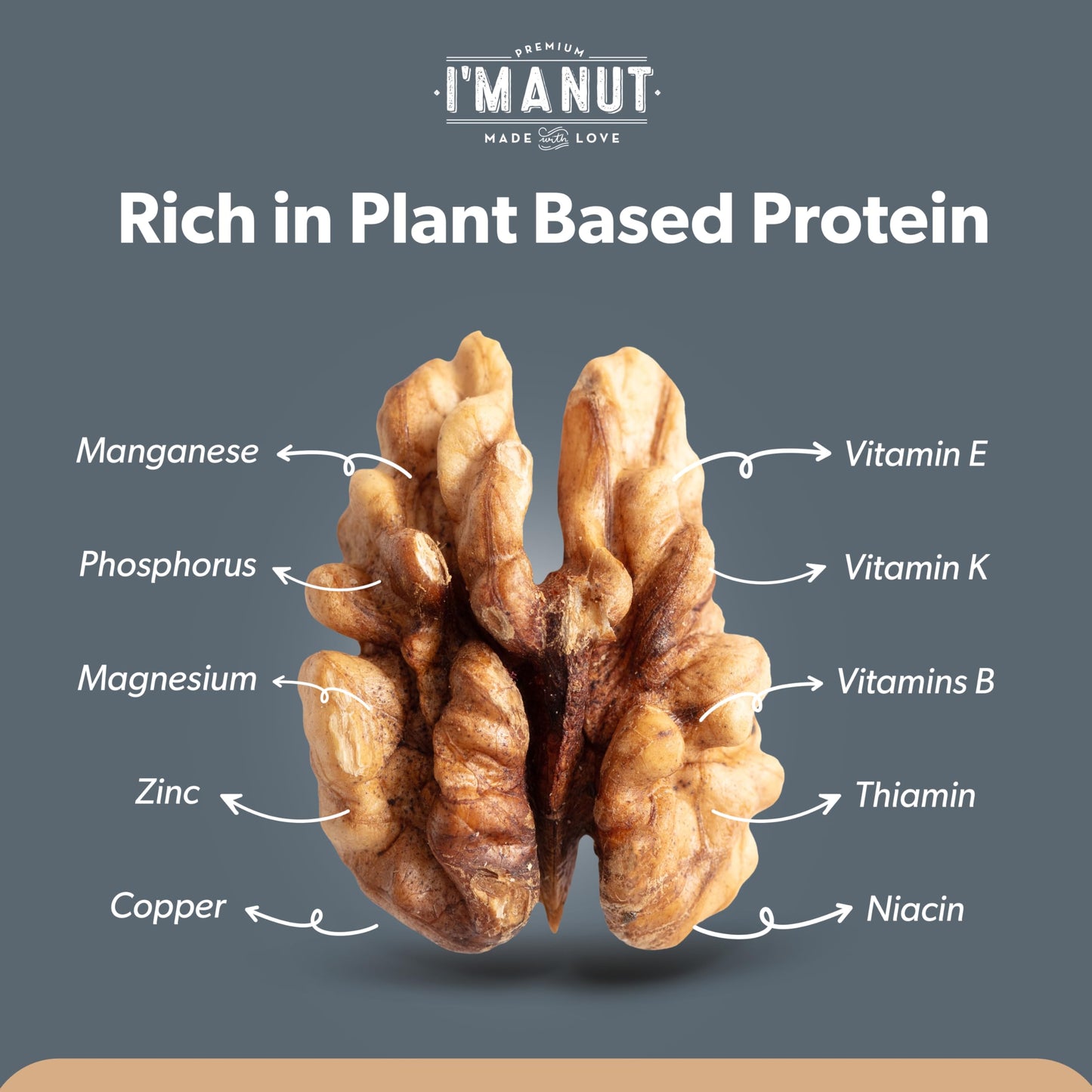 Premium Raw Walnut Halves & Pieces 16oz (1 lb) - 100% Natural, No-PPO, Non-GMO, Batch-Tested Gluten & Peanut Free, Kosher, Small Batch Quality
