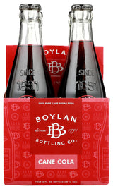 Boylan, Soda Cane Cola, 12 Fl Oz, 4 Pack