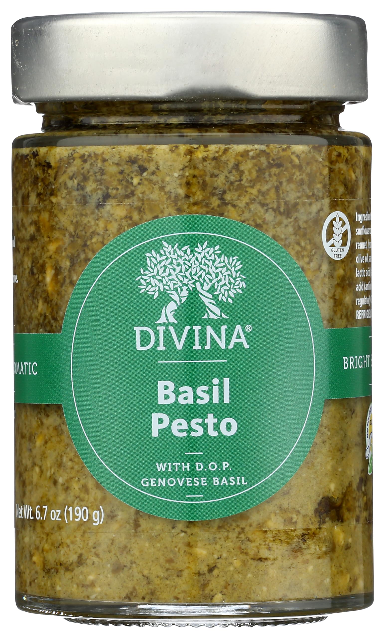 Divina Traditional Basil Pesto, 198 ML