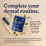 Dentagum Remineralizing Gum with Nano-Hydroxyapatite & Xylitol - SugarFree Chewing Gum for Enamel Repair, Cavity Protection & Receding Gums - 60