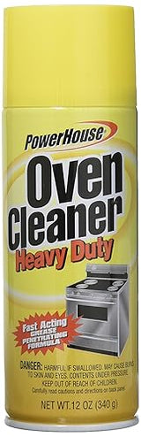Powerhouse Oven Cleaner, Heavy Duty Fast-Acting Grease-penetrating Formula, 13 Oz