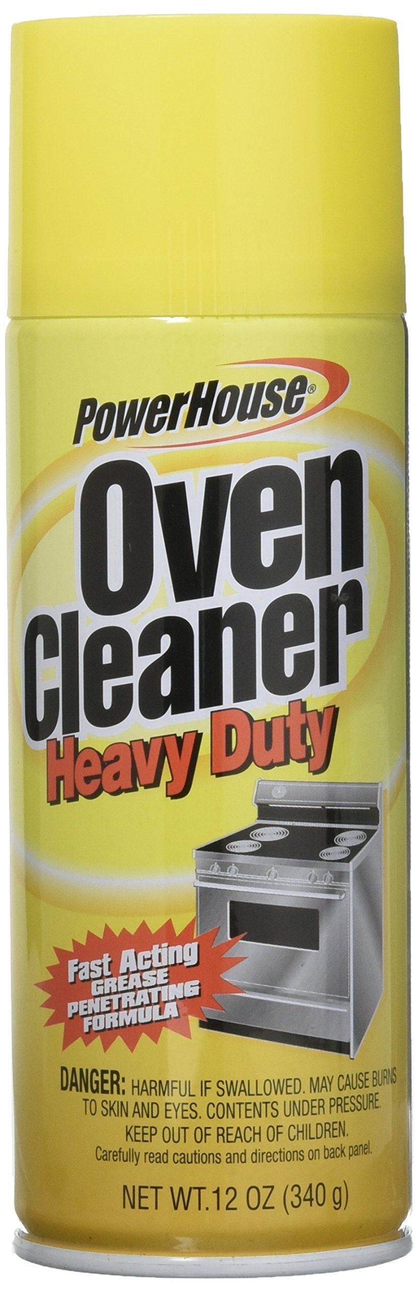 Powerhouse Oven Cleaner, Heavy Duty Fast-Acting Grease-penetrating Formula, 13 Oz