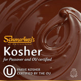 Schmerling's Swiss Chocolate Gift Box - Premium Chocolates Variety Pack, Milk, Dark Bittersweet, Parve, Kosher For Passover, Gluten Free, Non GMO, 3.5