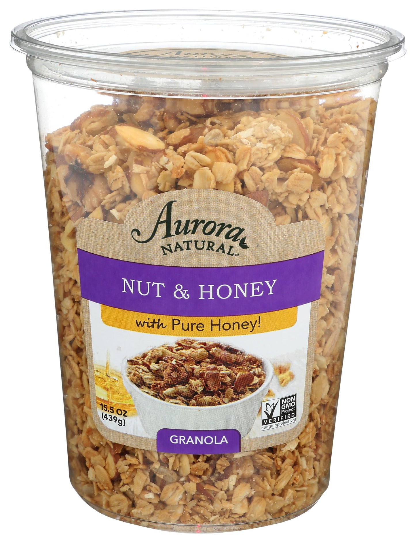 Aurora Products Honey & Nut Granola, 15.5 oz
