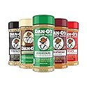 Dan-O's 5 Bottle Seasoning Set, Small Bottles, 5 Pack, Includes Original, Spicy, Chipotle, Crunchy and Cheesoning Seasonings, Sugar Free, Zero