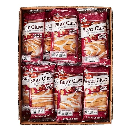 Cloverhill Cherry & Cheese Danish (4.25 oz. ea., 16ct.)