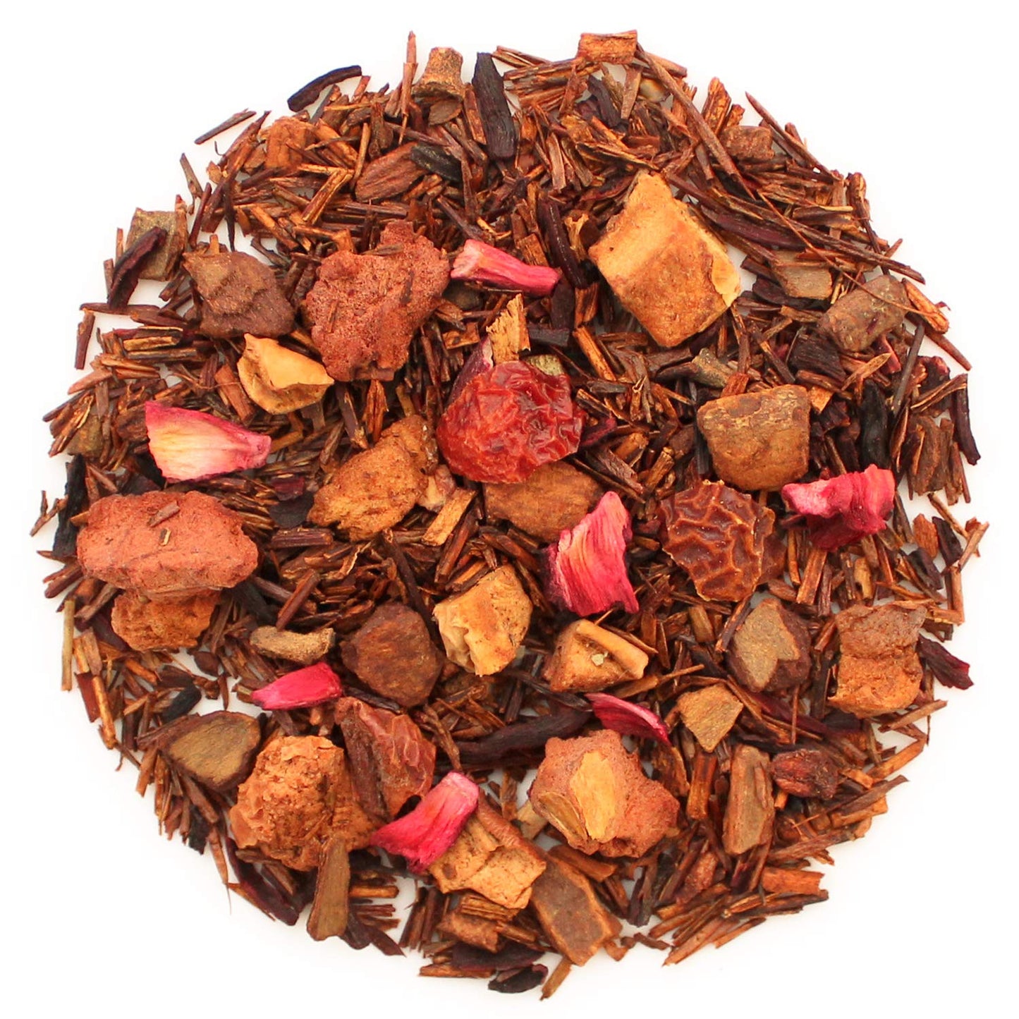 Teabloom Organic Herbal Tea, Sahara Apple Spice Loose Leaf Tea, Warm and Sweet Rooibos with No-Caffeine, Certified Organic, Fresh Whole Leaf Blend in