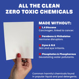Wash'd Laundry Detergent Sheets - Baby & Sensitive Skin Safe - Hypoallergenic Unscented Free and Clear - Stain Fighting Enzymes - Plastic Free Travel