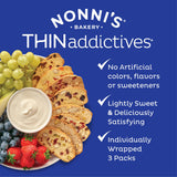 Nonni's Thin Addictives Cranberry Almond Thins, 4.4 Ounce (Pack of 3)