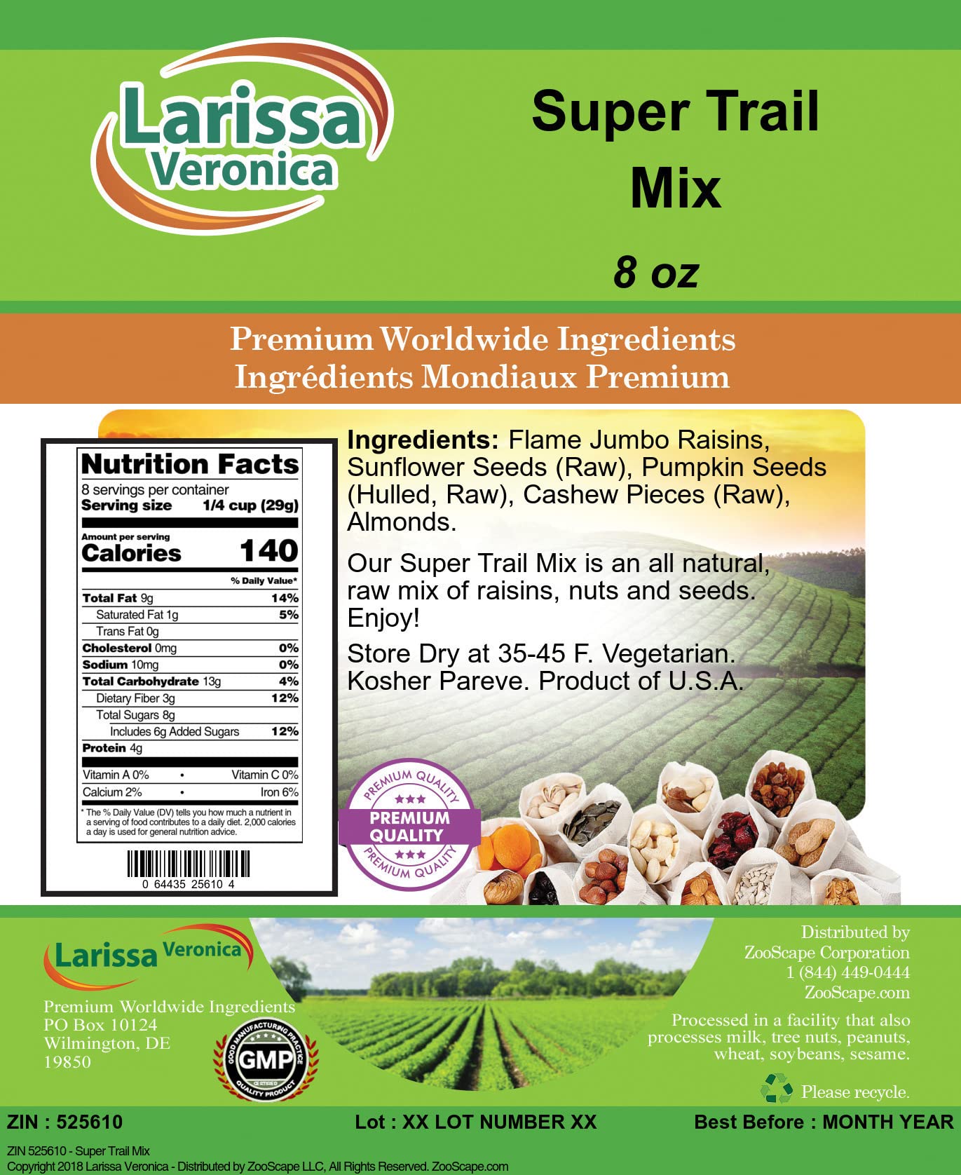 Super Trail Mix (8 oz, ZIN: 525610) - 2 Pack