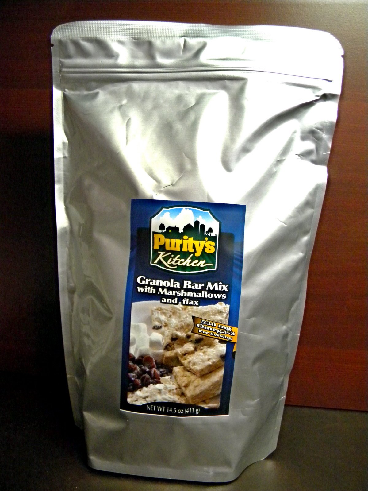 Purity's Kitchen Granola Bar Mix with Ground Flax Seed-14.5 oz.