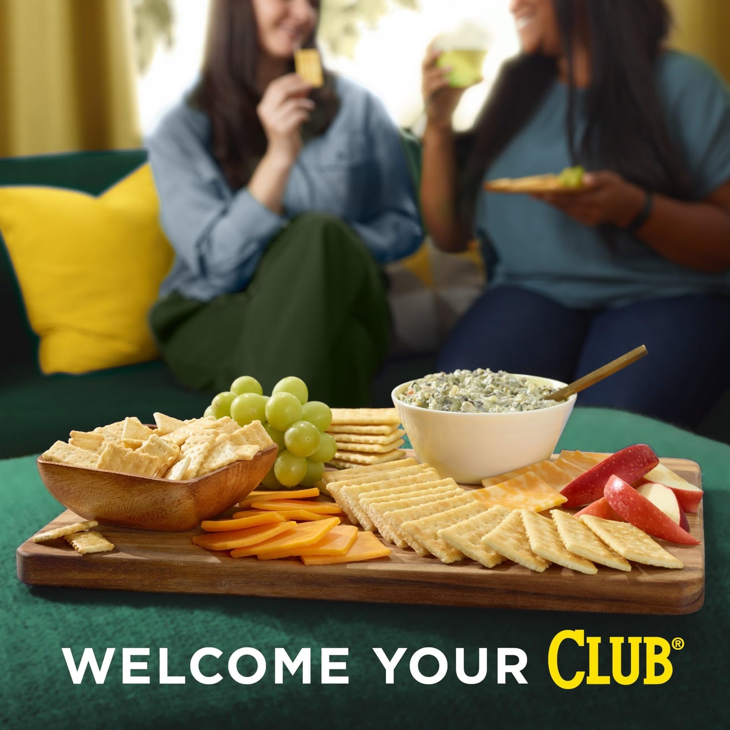 Club Snack Stacks Crackers, Lunch Snacks, Family Size, Original, 18.8oz Box (9 Stacks)