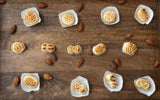 Toasted marzipan Assorted Bulk tray (54 PIECE BOX) 18oz