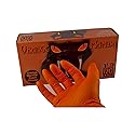 Black Mamba Orange Mamba Super Strong Nitrile 100 Glove Box Textured Grip (Large)