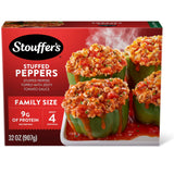 Stouffer's Stuffed Peppers, Family Size, Frozen Stuffed Peppers, Easy Family Frozen Dinner