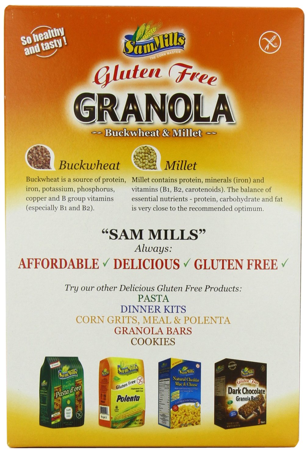 Gluten Free Granola Honey and Nuts 12 Ounces (Case of 6)