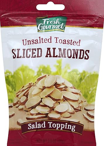 Fresh Gourmet, Toasted Almonds Salad Topping, 3.5 Ounce