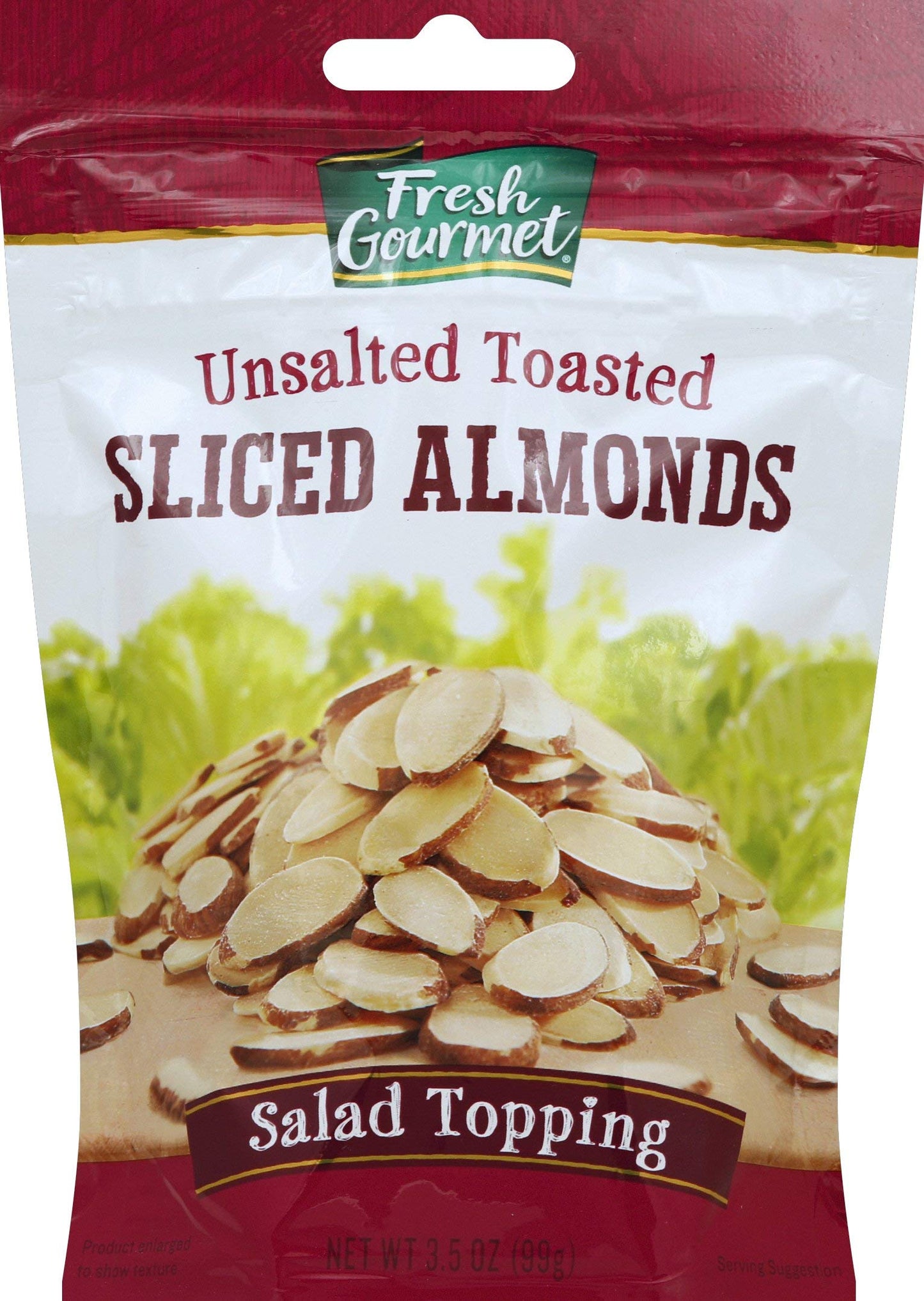 Fresh Gourmet, Toasted Almonds Salad Topping, 3.5 Ounce