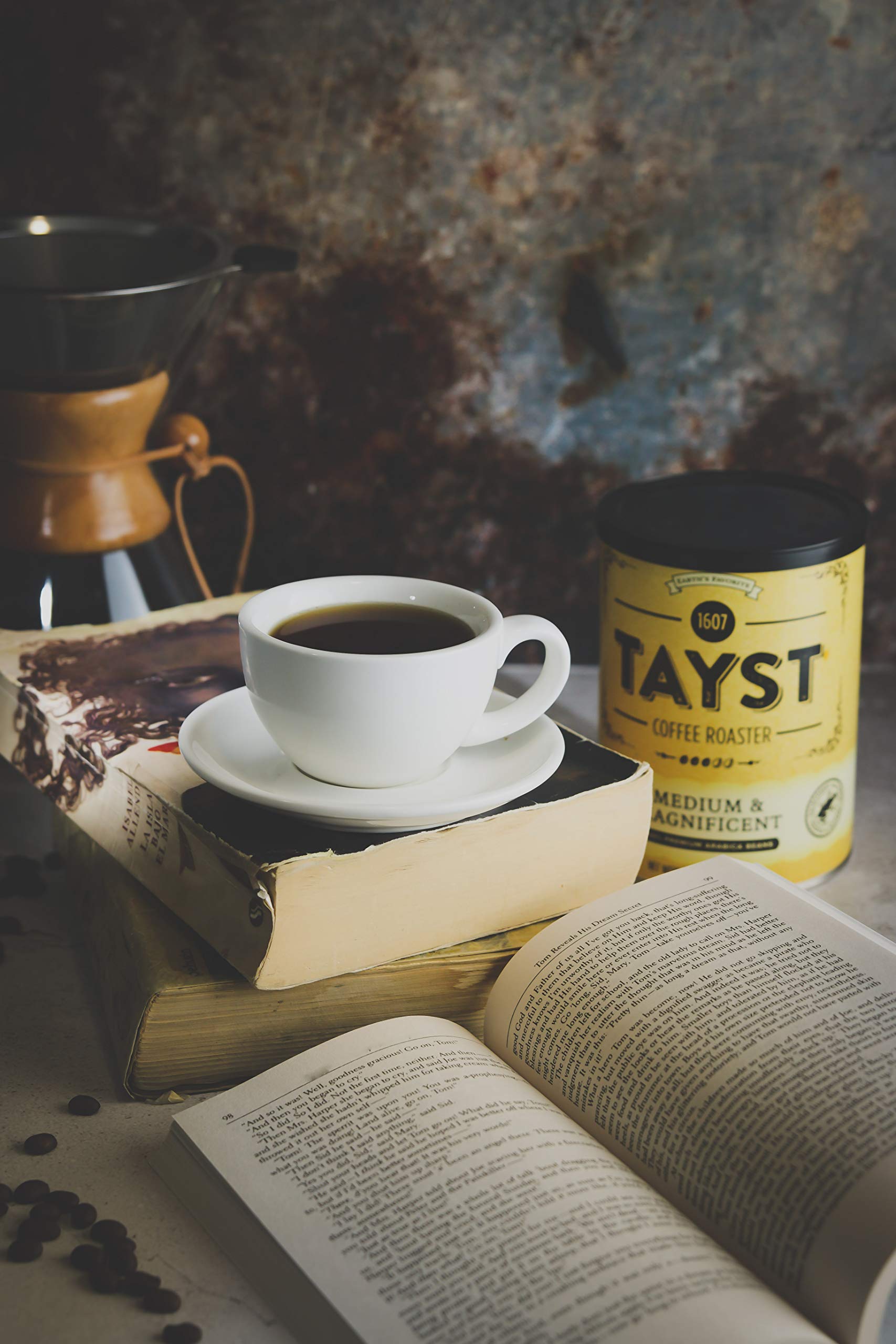 Tayst Ground Coffee Cans, Medium & Magnificent Gourmet Medium Roast, Fresh Ground Drip Coffee, Rich Flavor, Earth friendly Packaging, Rain Forest