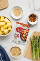 Saffron Road Sweet and Sour Simmer Sauce | Globally Inspired Simmer Sauce | Gluten-free, Vegan, Non-GMO, and Certified Halal and Kosher | 7.0oz Pouch