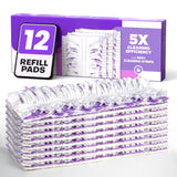 5X Cleaning Power Multi-Surface Mop Pad Refills, Compatible with Swiffer Power Mop Pads, for Cleaning Hardwood, Tile, Laminate, Vinyl Floors