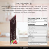 ZESTI Red Raspberry Pie & Pastry Filling, 2 lb Tube with Spatula Knife - No Soak, for Pies, Pastries, Cakes, & Bakeries