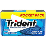 Trident Original Sugar Free Gum, 28 Piece Pocket Pack