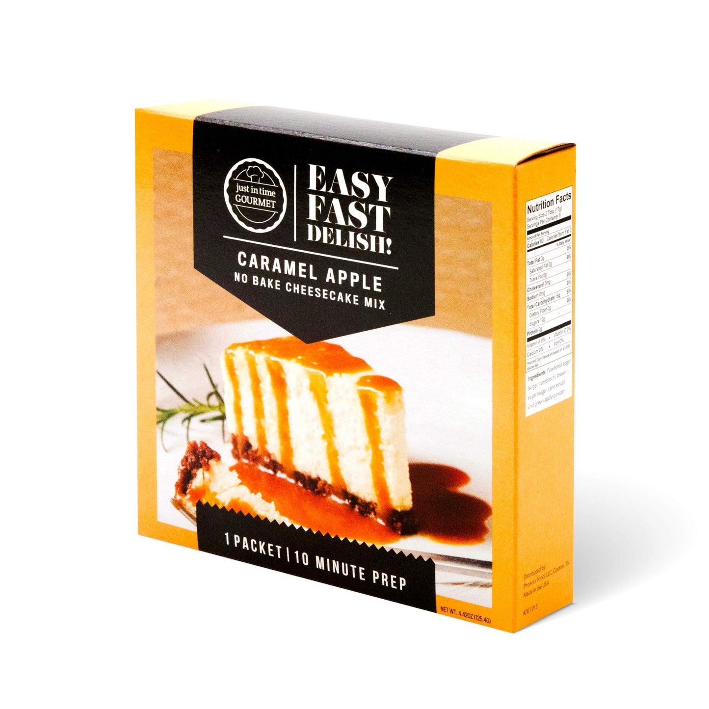 Just In Time Gourmet Mix Cheese Cake Caramel Apple, 4.42 oz