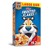 Kellogg's Fat-Free Breakfast Cereal, Frosted Flakes, 19.2 Ounce(Pack of 12)