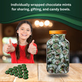 CandyBoxed Chocolate Mints | Individually Wrapped 3 Pound | Bulk Peppermint Chocolate Candy | Chocolate Starlight Mints hard Candy