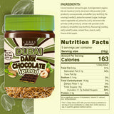 Dubai Dark Chocolate Spread 9.7 oz Jar with Pistachio Cream, Crispy Kataifi